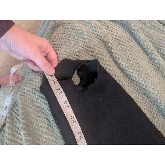 Obermeyer Vintage 80's Black Stirrup Snow Bib Women's Size 6 Small Wool Blend - Picture 5 of 6